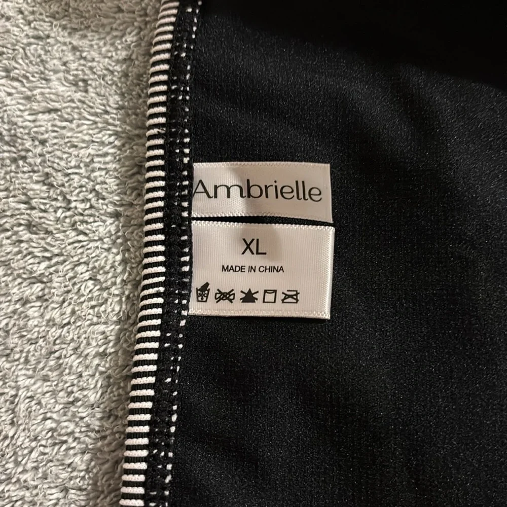 Size XL Ambrielle‎ Bikini Swim Bottoms Black and White